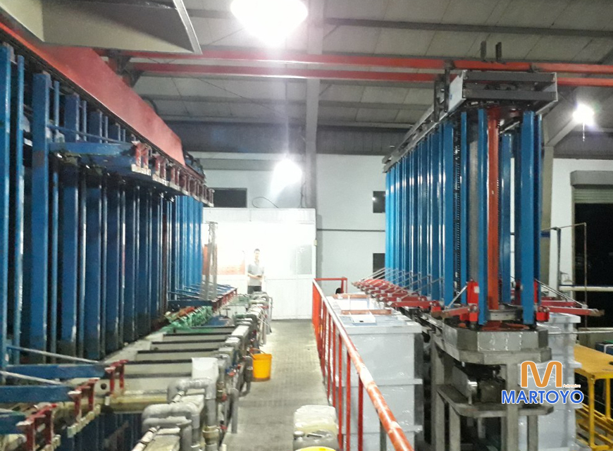 Chuyền phụ xi mạ công ty hân việt