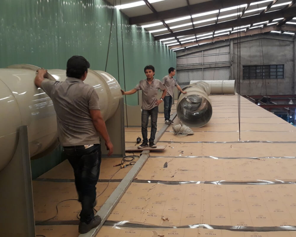 Tháp xử lý khí thải